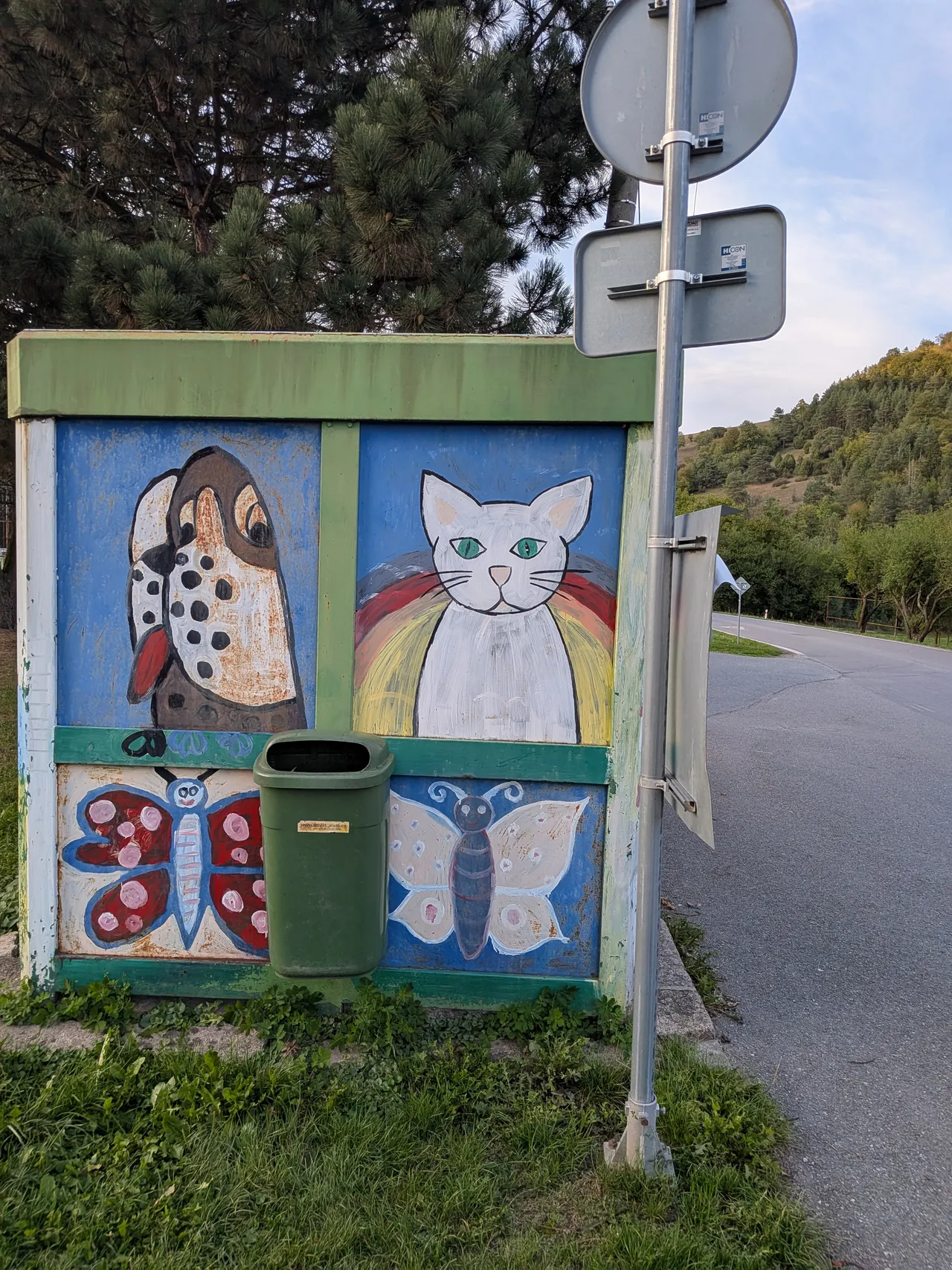 Zastávka od dětí ze školy